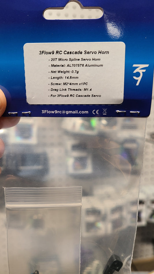 Cascade Servo Horn - 7075 Aluminum (20T Micro Spline)