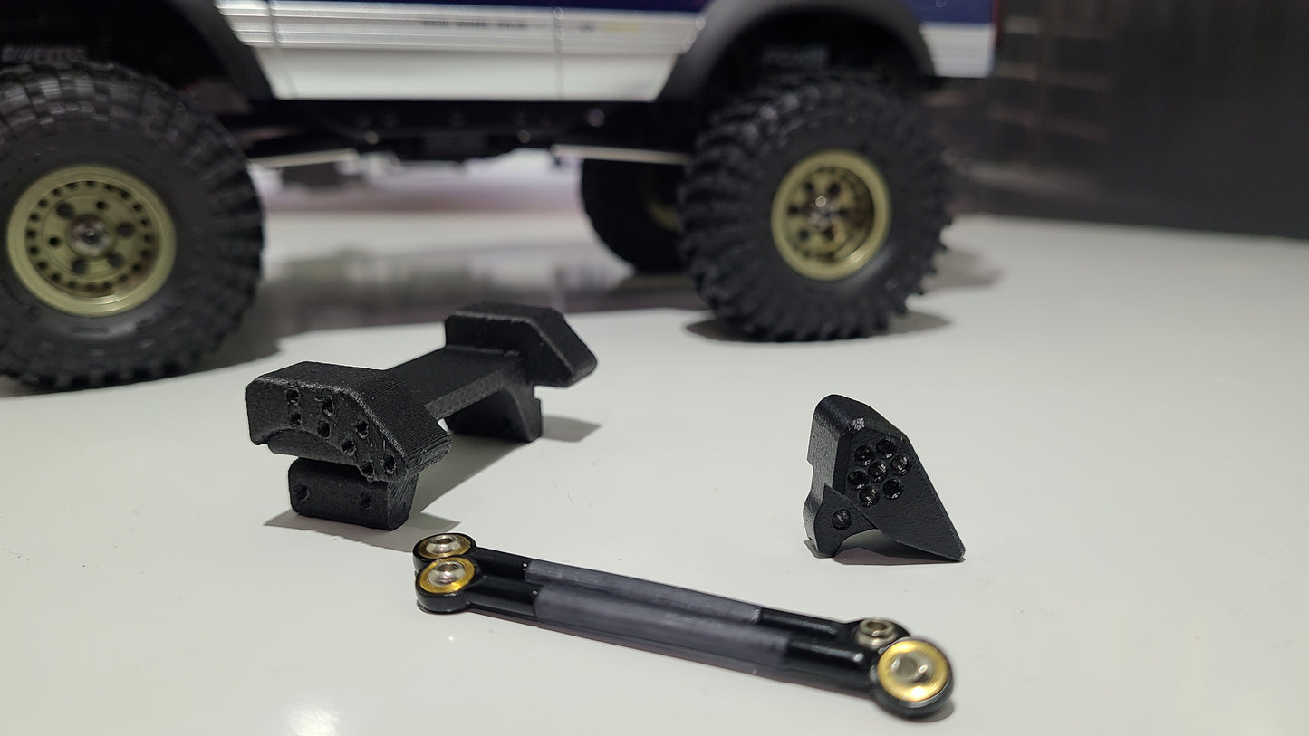 Rear Shock Tower and Rear Upper Links for FCX24 LC80