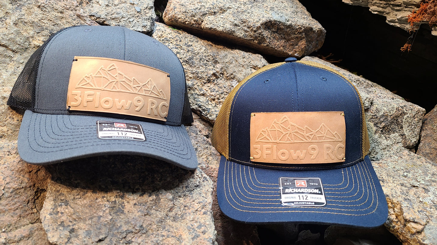 3Flow9 RC Leather Patch Trucker Hat