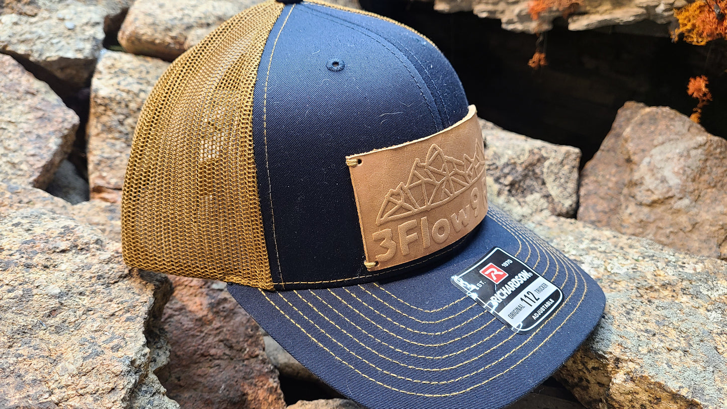 3Flow9 RC Leather Patch Trucker Hat