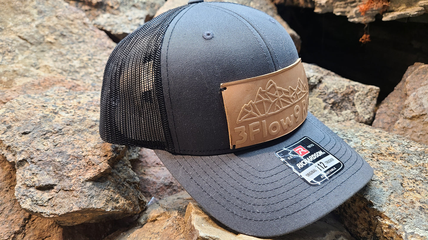3Flow9 RC Leather Patch Trucker Hat