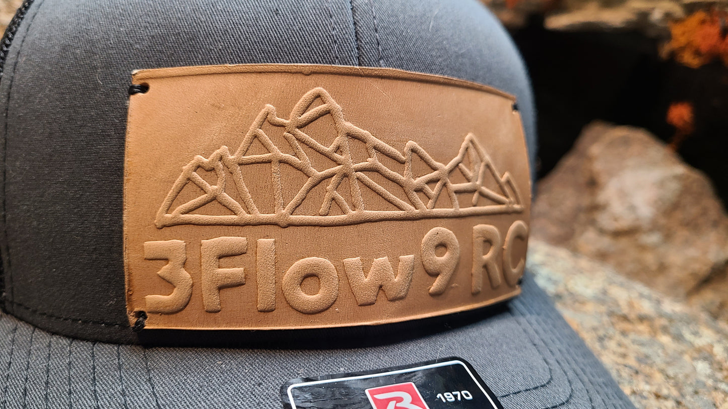 3Flow9 RC Leather Patch Trucker Hat
