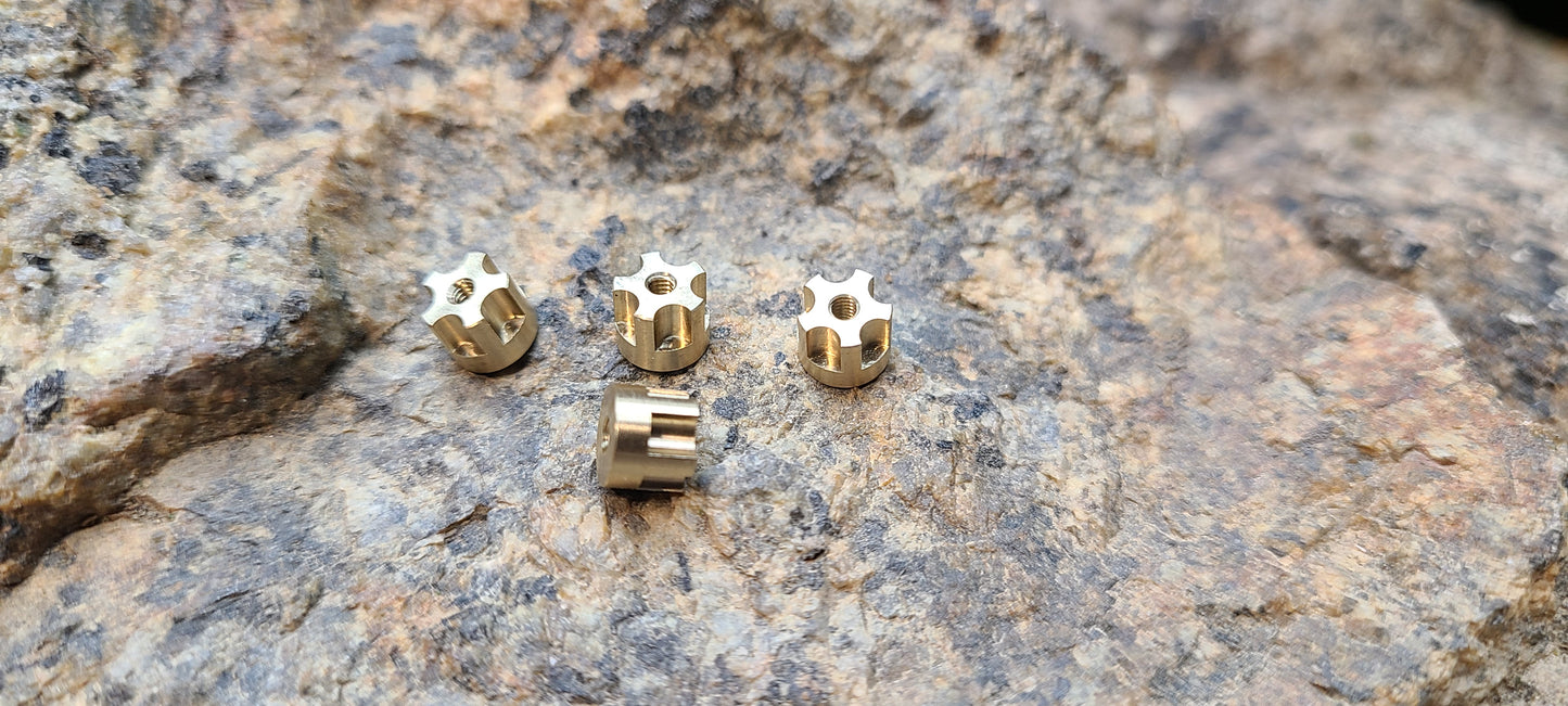 Flow Hub Caps M2 - fits Axial SCX24 - fits FCX24m