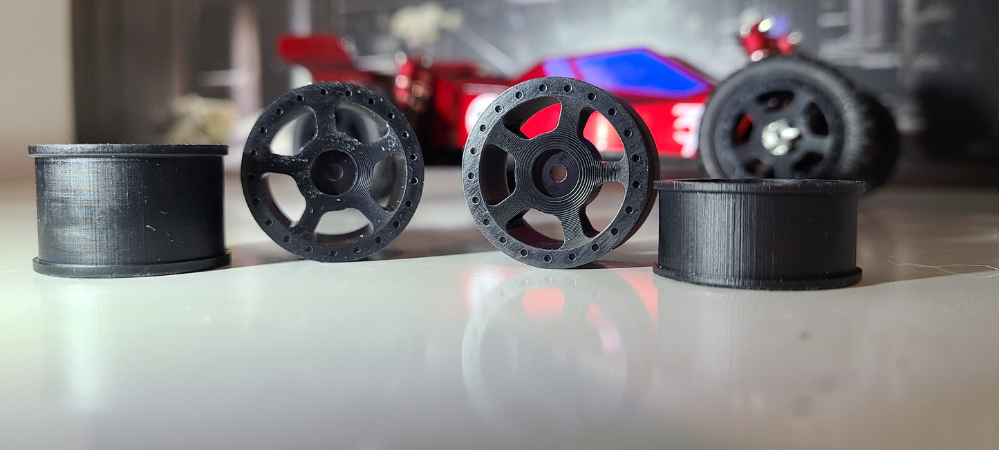 Flow 5 Spoke wheels for Losi Micro-B and Micro-T
