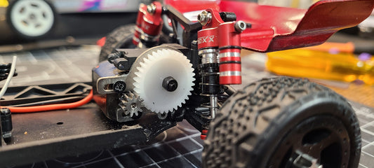 Wide Mouth Brushed Motor Plate for Losi Micro-B and Micro-T