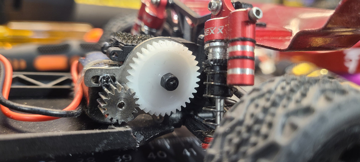 Wide Mouth Brushed Motor Plate for Losi Micro-B and Micro-T