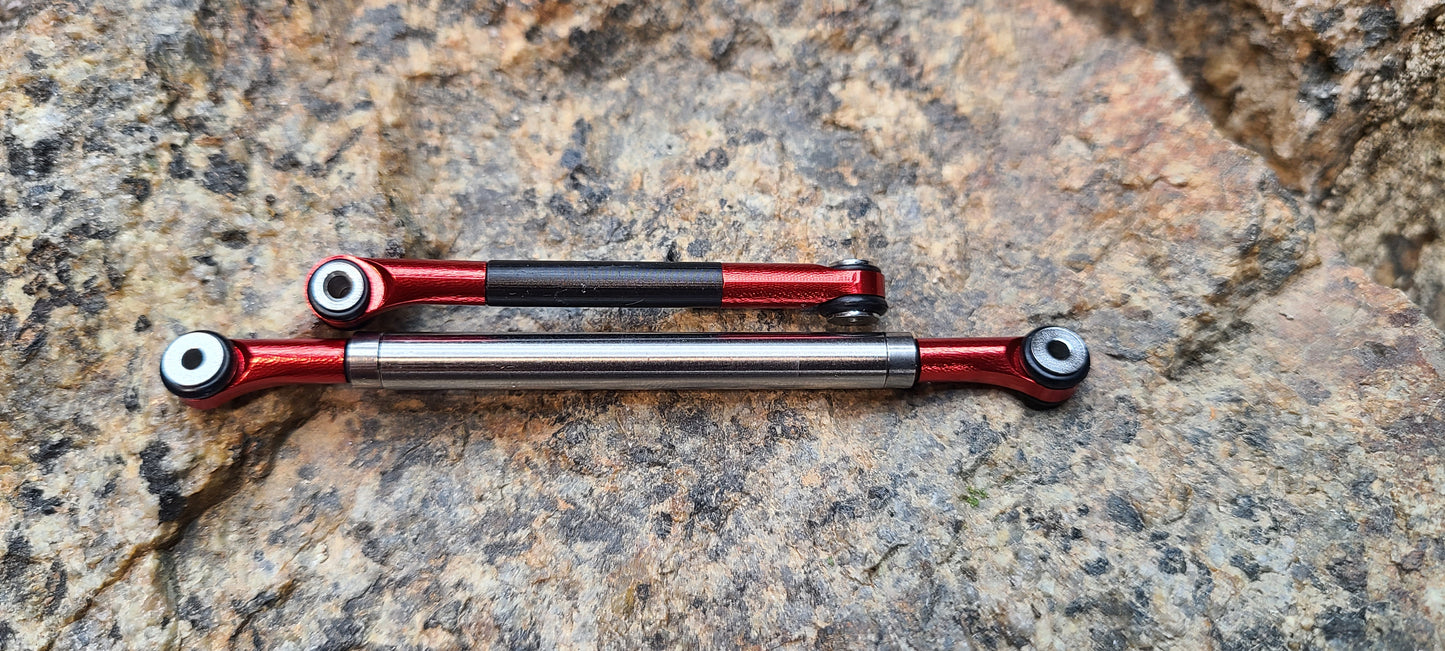 V2.1 (R.S.S.L)Rolling Steel Steering Link - Fits Hobbyplus CR-18 / Juice and Furitek FX118