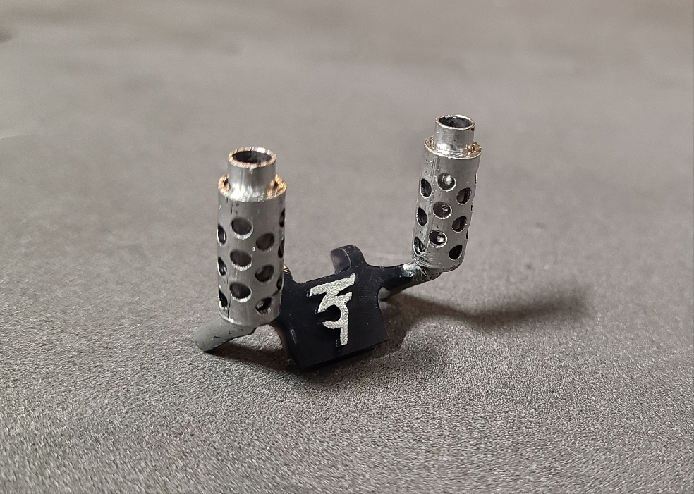 Flow Pipes - Dual Exhaust for Losi Micro-B and Micro-T