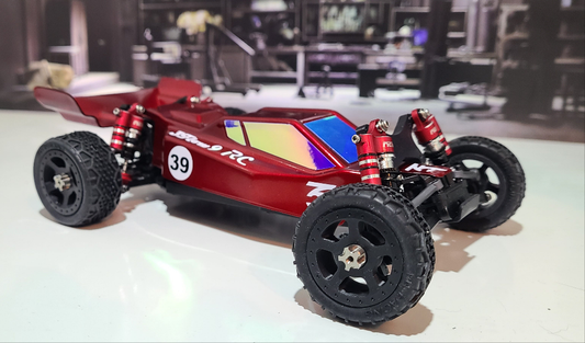 Windows decals shown here. RC car not included