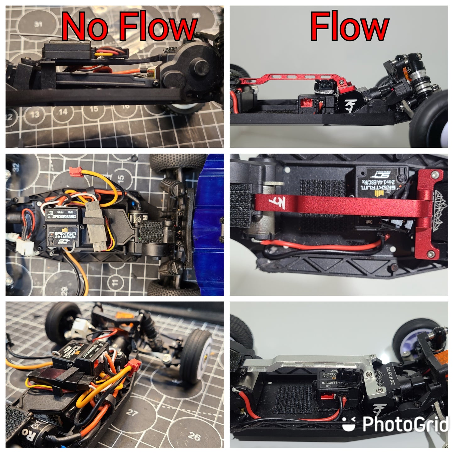 Flow Bare Bones Brace for Losi Micro-B