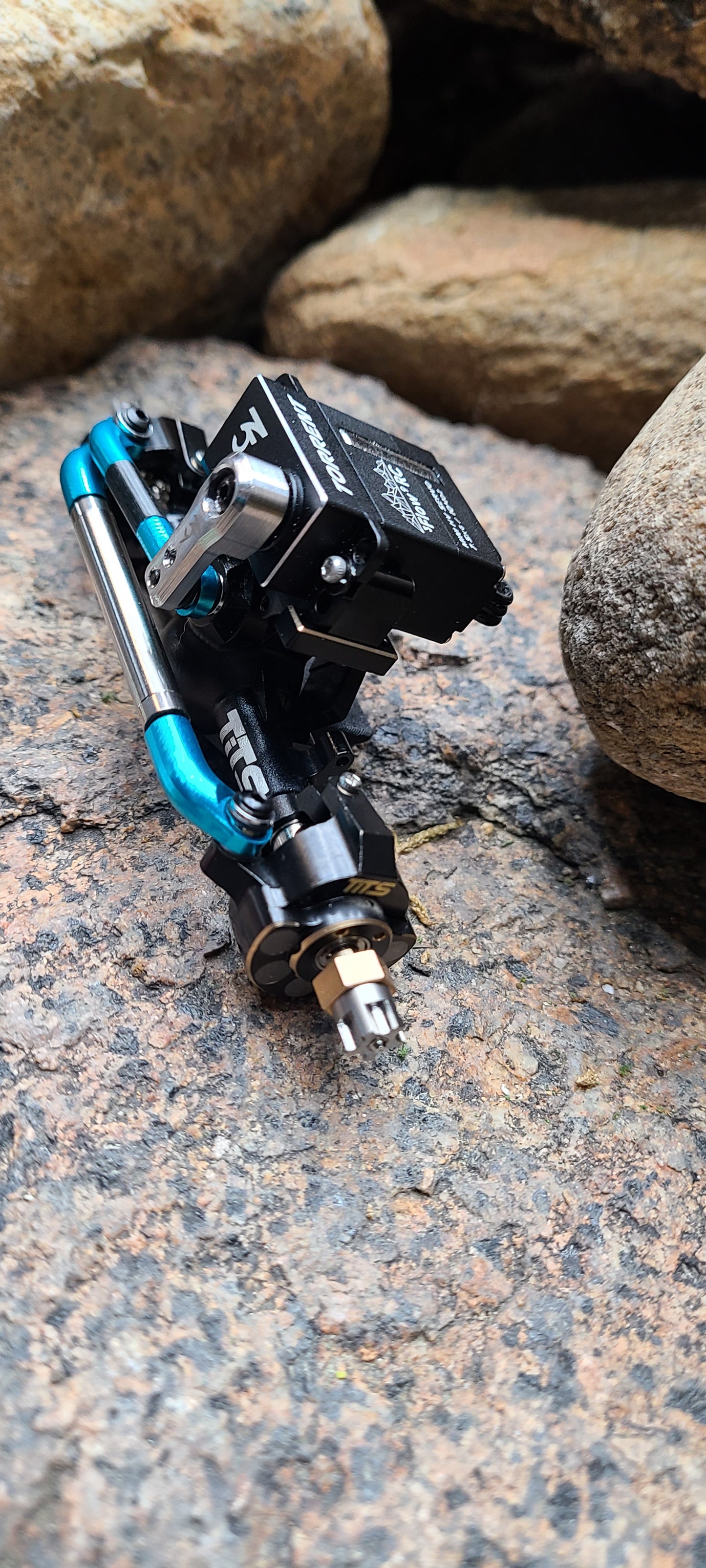 V2.1 Rolling Steel Steering Link - Fits Tiny Terrains Rock Crawling Tits 04Av1 SCX24 +2 Axles