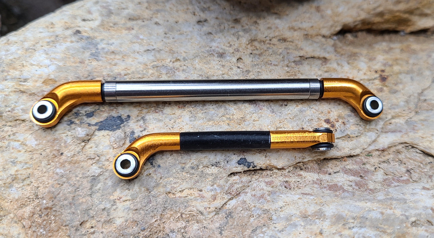 V2.1 Rolling Steel Steering Link - fits Tiny Terrains Rock Crawling Tits 12CV2 axles
