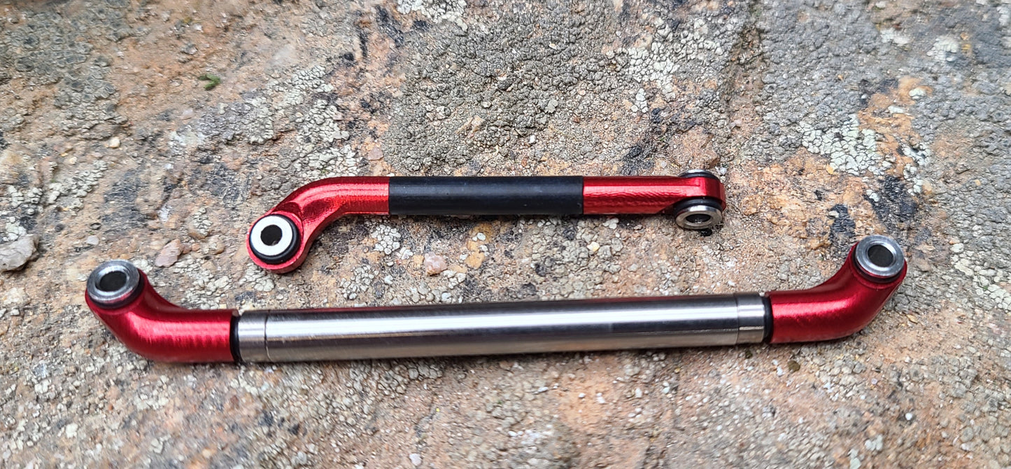 V2.1 Rolling Steel Steering Link - fits Tiny Terrains Rock Crawling Tits 12CV2 axles
