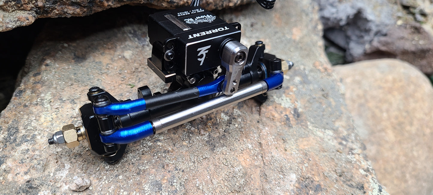 V2.1 Rolling Steel Steering Link - fits Tiny Terrains Rock Crawling Tits 12CV2 axles