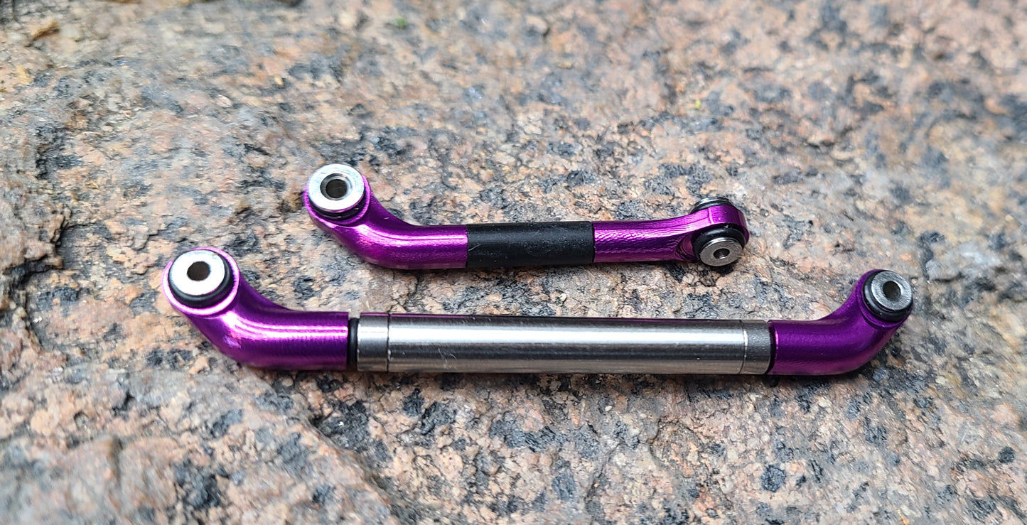V2.1 Rolling Steel Steering Link - Fits Tiny Terrains Rock Crawling Tits 04Av1 SCX24 +2 Axles