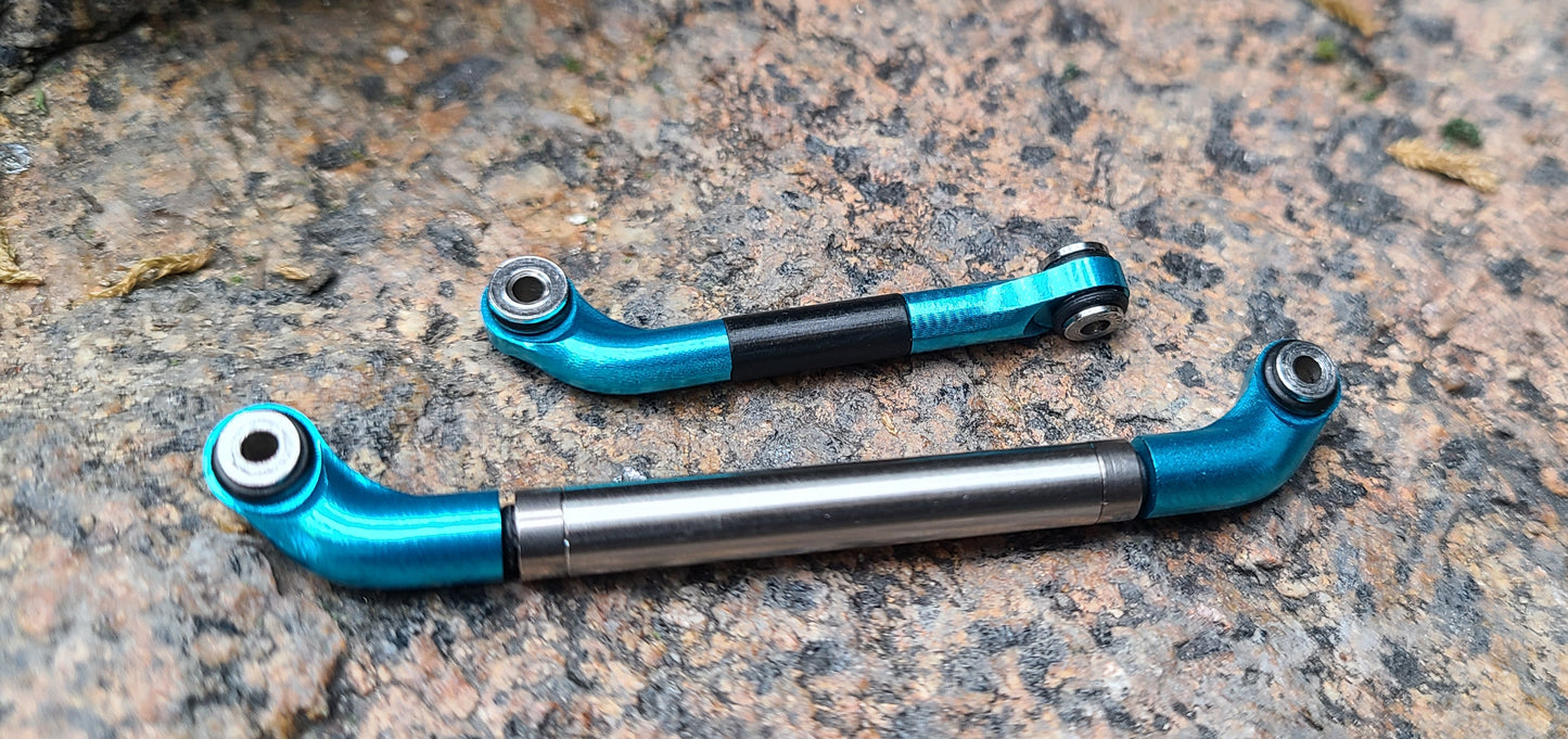 V2.1 Rolling Steel Steering Link - Fits Tiny Terrains Rock Crawling Tits 04Av1 SCX24 +2 Axles