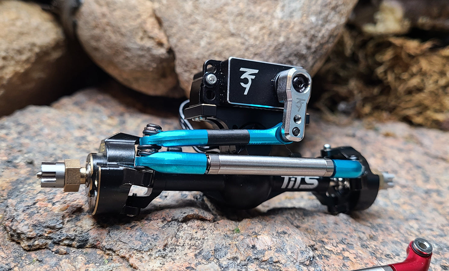 V2.1 Rolling Steel Steering Link - Fits Tiny Terrains Rock Crawling Tits 04Av1 SCX24 +2 Axles