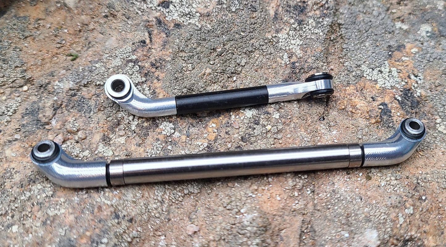 V2.1 Rolling Steel Steering Link - fits Tiny Terrains Rock Crawling Tits 12CV2 axles