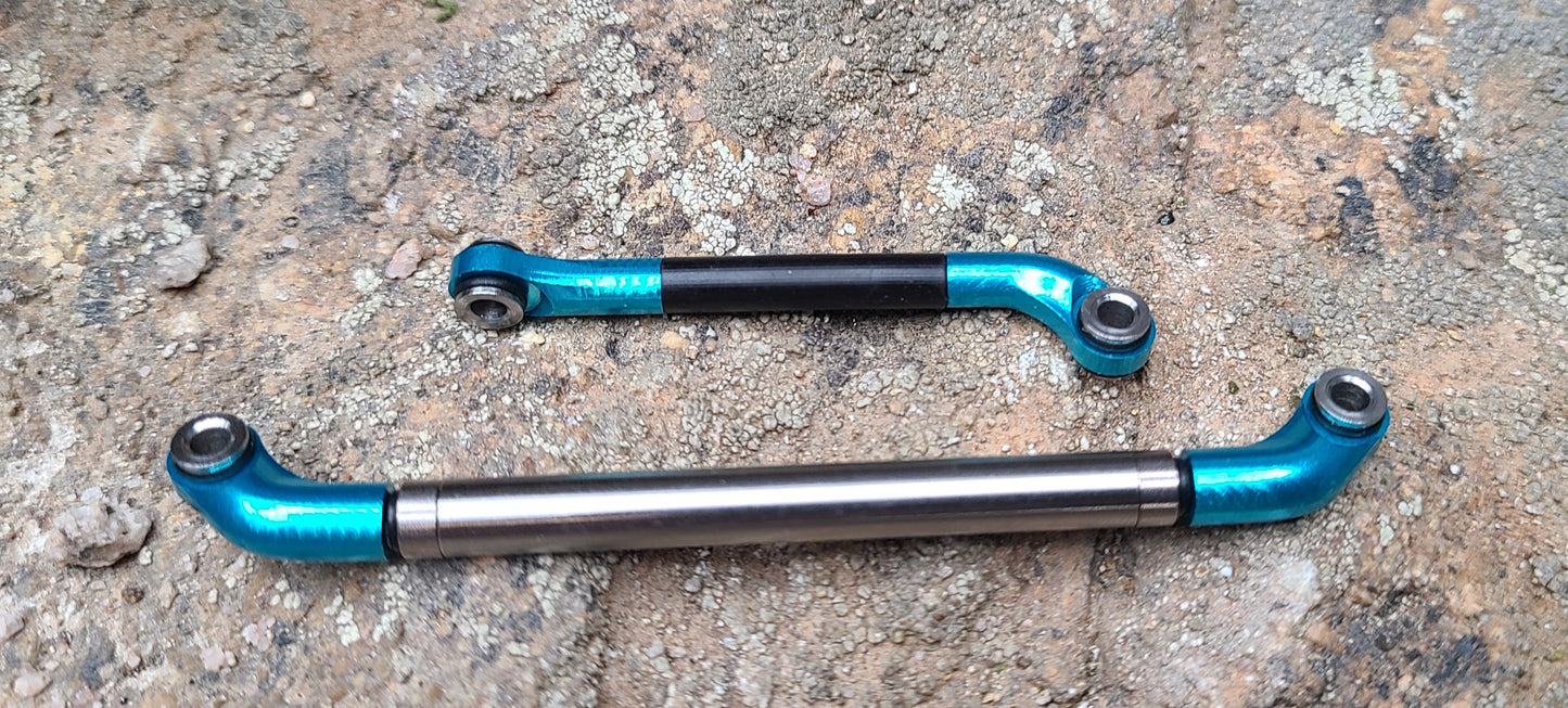 V2.1 Rolling Steel Steering Link - fits Tiny Terrains Rock Crawling Tits 12CV2 axles