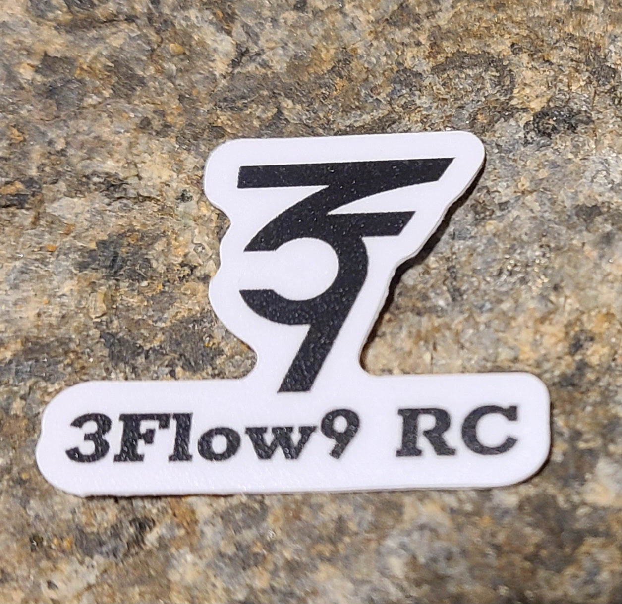 Die Cut 3Flow9 RC Decals - Stickers