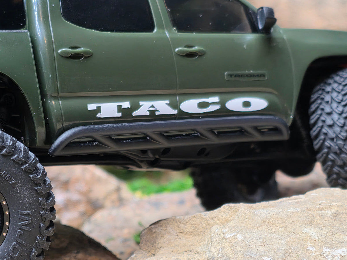 Flow Rock Sliders - Fits SCX30 Tacoma