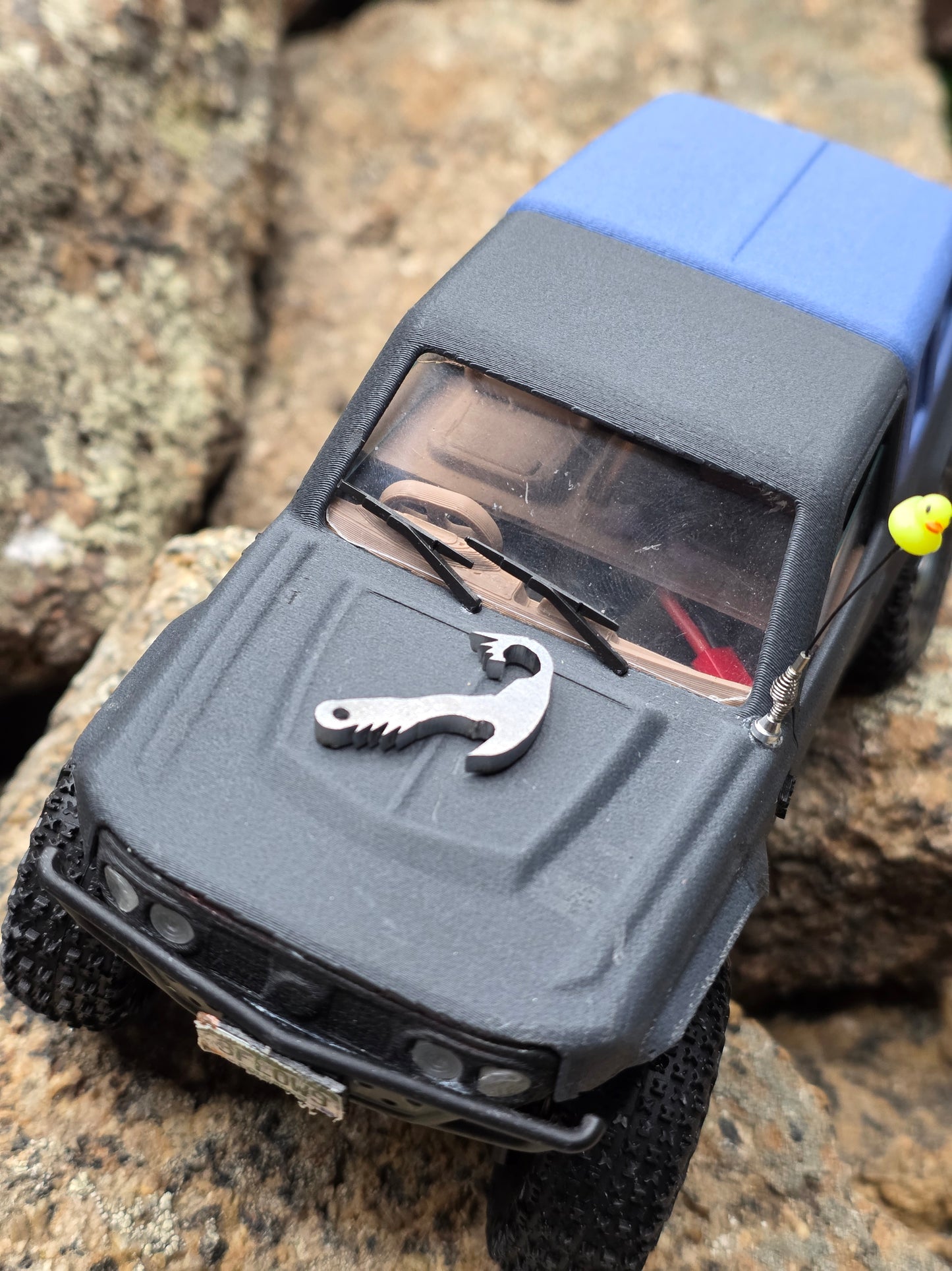 Flow Battle Axe Hook - Land Anchor - SCX24 - SCX30 - SCX10