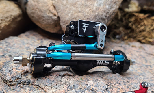 V2.1 Rolling Steel Steering Link - Fits Tiny Terrains Rock Crawling Tits 04Av1 SCX24 +2 Axles