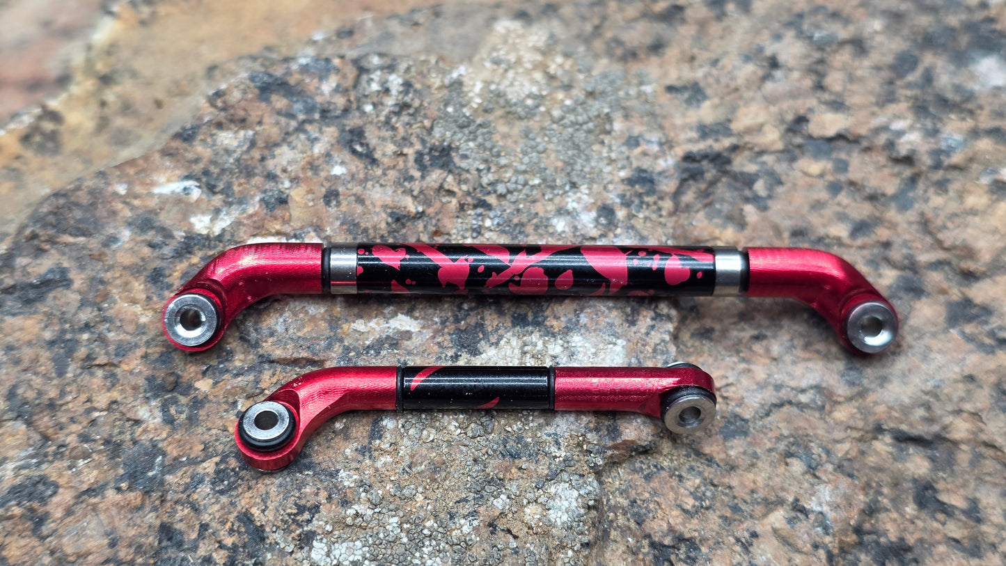 V2.2 R.A.S.L. (Rolling Aluminum Steering Link) Fits MEUS V2 +5 for SCX24 Axles